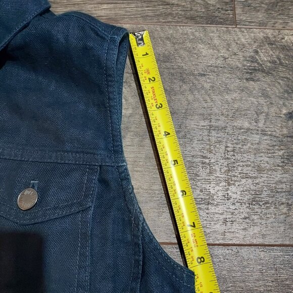 J Jill Linen Vest  Classic Short American Style Women XS Shank  Buttons - Picture 6 of 7